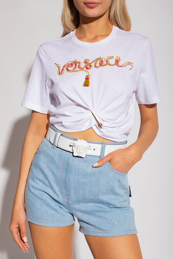 SchaferandweinerShops Tonga - shirt with logo Versace - T